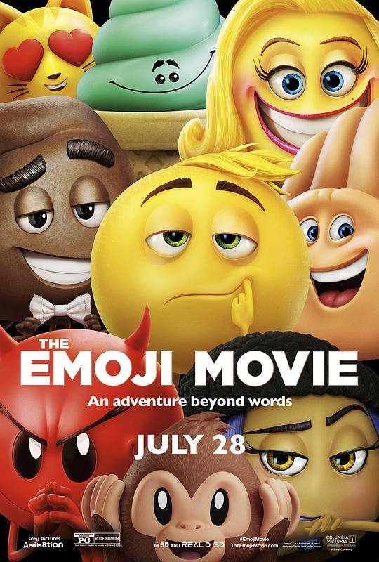 影片: 表情奇幻冒险|the emoji movie,emoji大电影