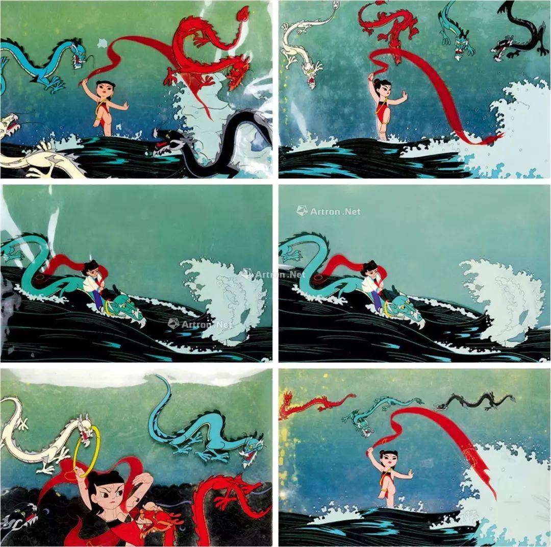 但是一直到1978年,中国一直都没有一部宽银幕动画电影,《哪吒闹海》